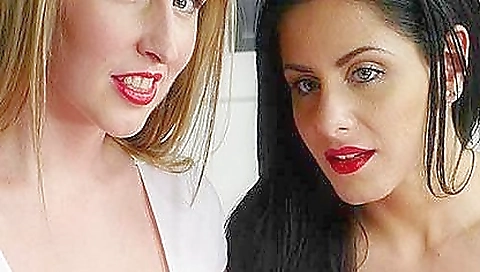 She's first time with a sexy girl