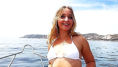 Teeny fucks on the bed