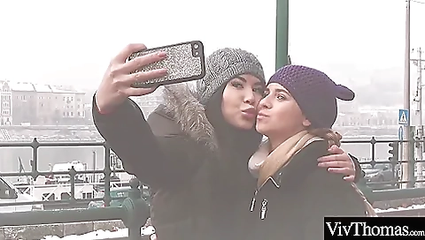 Cute Sexy Lesbians Warm Each Other Up With Pussy Eating Passion